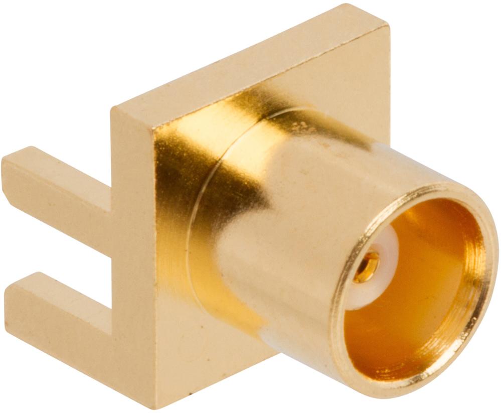 Amphenol RF-919-385J-51S RF-Steckverbinder Conn MCX 0Hz to 6GHz 50Ohm Solder ST Edge Mount RCP Gold