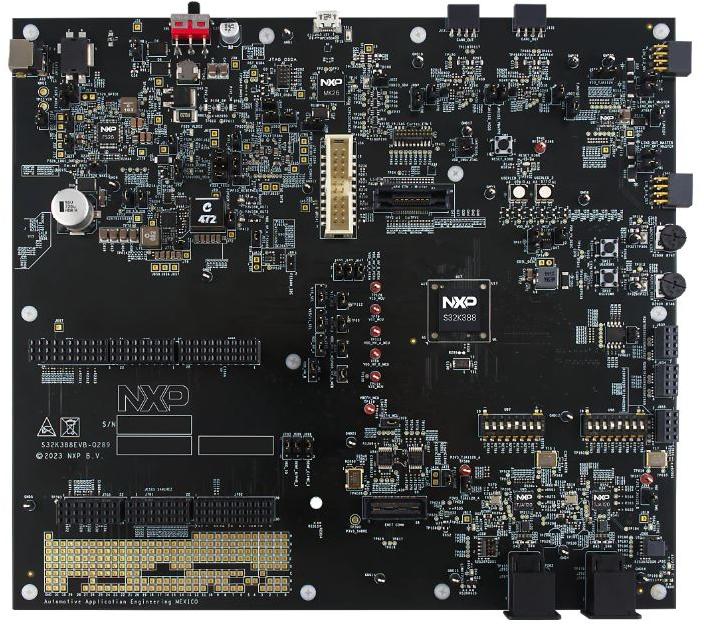 NXP Semiconductors-S32K388EVB-Q289 Eingebettete Systementwicklungsboards und -kits S32K388 Microcontroller Evaluation Board 8MB QSPI Flash