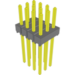 Conn Unshrouded Header HDR 12 POS 2.54mm Solder ST Top Entry Thru-Hole Bulk