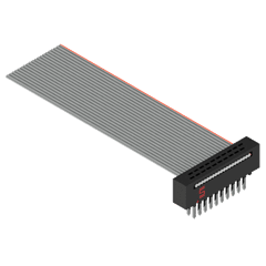 Samtec-FFMD-10-S-02.00-01-SR Flachband Kabelbaugruppen Cable Assembly Flat Ribbon 0.05m 30AWG IDC Connector 20 POS PL IDT Bulk