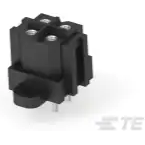 TE Connectivity-207496-9 Connector Rectangular Conn Rectangular SKT 4 POS 5mm Solder ST Thru-Hole Box