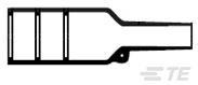 TE Connectivity-878494-000 Thermo-rétraction Heat Shrink Transition ST Modified Elastomer Black