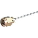 HUBER+SUHNER-11_SMA-50-1-2/111_NE RF-Steckverbinder Conn SMA 0Hz to 18GHz 50Ohm Solder ST Cable Mount PL Gold Over Nickel Single