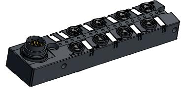 CONEC-42-05011 Steckverbinderzubehör Junction Box M8X1 With Connector, Plastic Housing