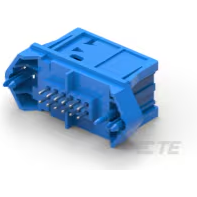 TE Connectivity-953130-2 Connector Headers and PCB Receptacles Conn Micro Quadlok Interconnection HDR 12 POS 2.54mm Solder ST Thru-Hole Tray