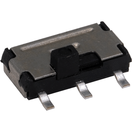 Littelfuse-AYZ0202AGRLC Switch Slide Switch Slide ON ON DPDT Top Slide 0.1A 12VDC 1.2VA 10000Cycles Gull Wing SMD T/R