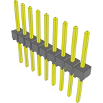 Conn Unshrouded Header HDR 9 POS 2.54mm Solder ST Top Entry Thru-Hole Bulk