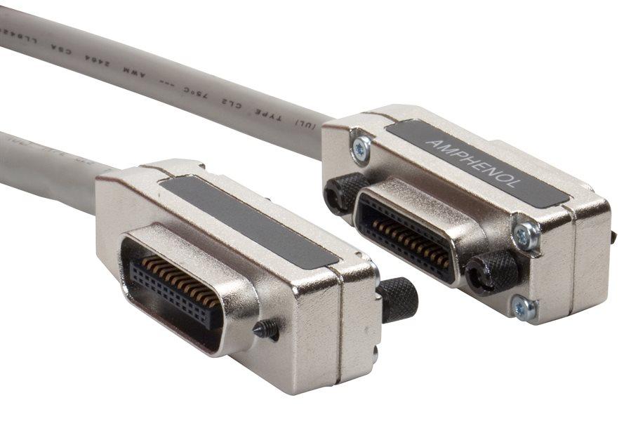 Amphenol Communications Solutions-GP-IE515546DS-005 Cable Assembly Other Cable Assembly Shielded 5m 26AWG IEEE-488 to IEEE-488 24 to 24 POS F-M