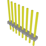 Conn Unshrouded Header HDR 8 POS 2.54mm Solder ST Top Entry Thru-Hole Bulk