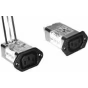 TE Connectivity-3EBF1 Moduli di ingresso potenza Power Entry Module EMI/RFI 50Hz/60Hz 3A 250VAC Faston Panel Mount