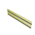 Conn Board Stacker HDR 50 POS 2.54mm Solder ST Top Entry Thru-Hole Bulk