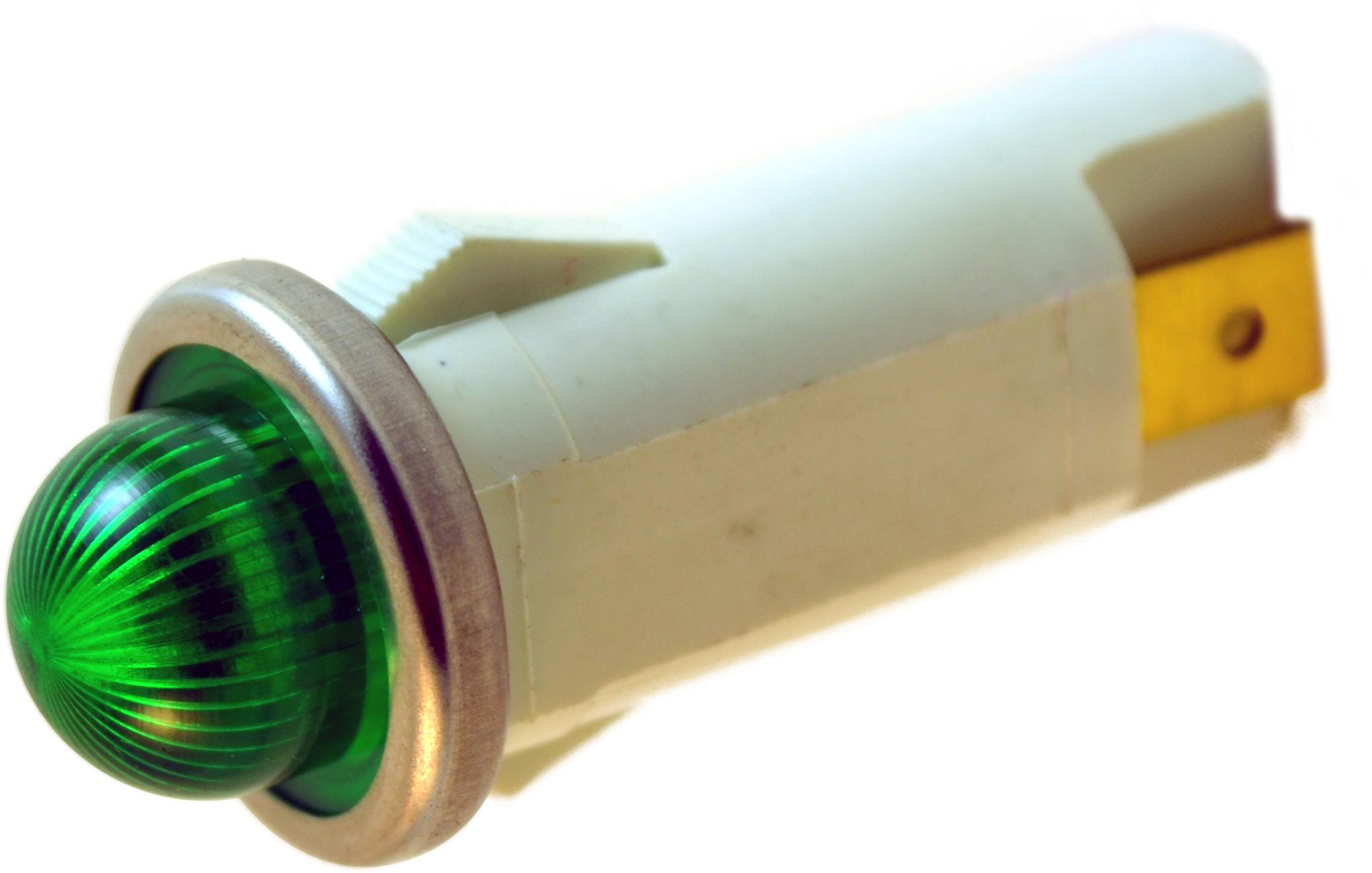 Wamco, Inc-WL-1091QM5-12V Panel Mount Indicators LED Panel Mount Indicator Uni-Color Green 2-Pin