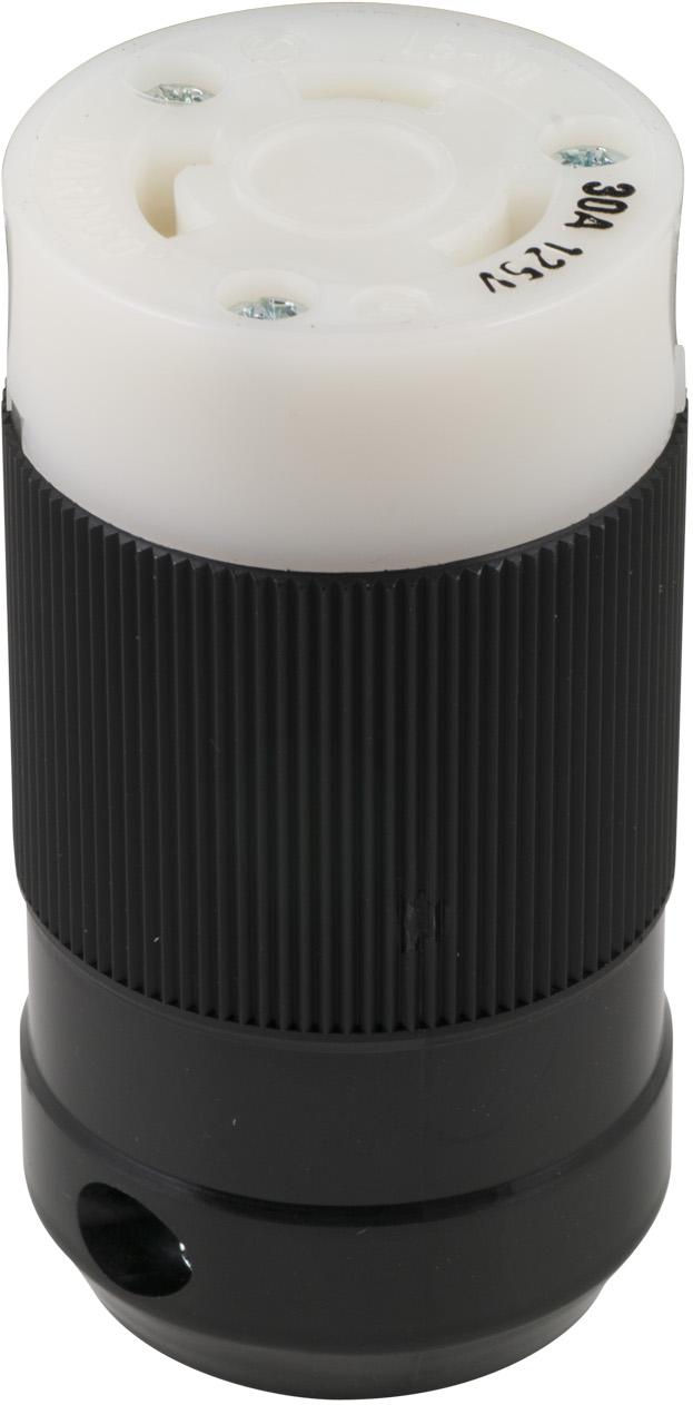 Marinco-305C Steckverbinder Conn NEMA L5-30R SKT 3 POS Screw ST Screw Mount 3 Terminal 1 Port