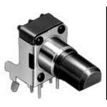 ALPS ALPINE CO., LTD-RK09K12A0B0W Widerstandstrimmern, Potenziometern und Regelwiderstande Res POT 50K Ohm 30% 1(Elec)/1(Mech)Turn 6mm (22.4 X 9.8 X 15.8mm) Snap-In Panel Mount