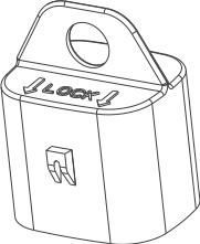 GEP Power Products-SC03-2002A-B003 Steckverbinderzubehör Connector Accessories Cap Straight Nylon Blue