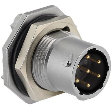 Eaton-UT0X710D7S Steckverbinder, rund Conn Circular SKT 7 POS Solder ST Jam Nut 7 Terminal 1 Port