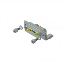 CONEC-13-000091 D-超小型连接器 Conn D-Sub M 2Power/5Signal POS Solder RA Thru-Hole 2 Terminal 1 Port