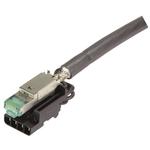 HARTING-09451001720 Steckverbinder, Schnittstelle Han3A RJ45 Hybrid GL Cat6A insert 8/4p