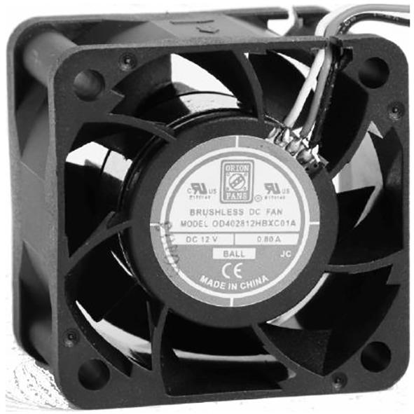 ORION FANS-OD4028-12HBXC Gebläse und Lüfter DC Fan Axial Ball Bearing 12V 10.8V to 13.2V 26.5CFM 26.5dB 40 X 40 X 28mm