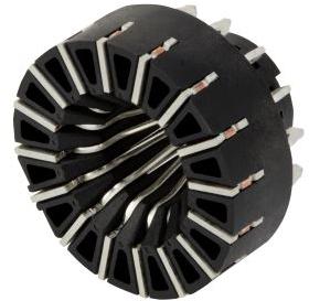 Amphenol Communications Solutions-10132381-20600LF Raccordement d'alimentation SheerPwr Circular,Power connectors, 6.00mm receptacle, vertical, press-fit, 16 contact beams