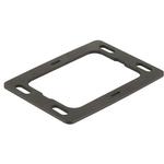 Flange gasket, Size 06 B, NBR, Black