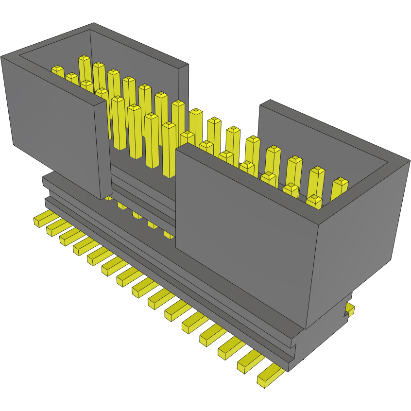 Samtec-AW1503G-D-165-075-ES-A-TR Embases de raccordement et réceptacles PCB Conn Board Stacker HDR 30 POS 0.8mm Solder ST SMD T/R