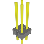 Conn Unshrouded Header HDR 4 POS 2.54mm Solder ST Top Entry Thru-Hole Bulk