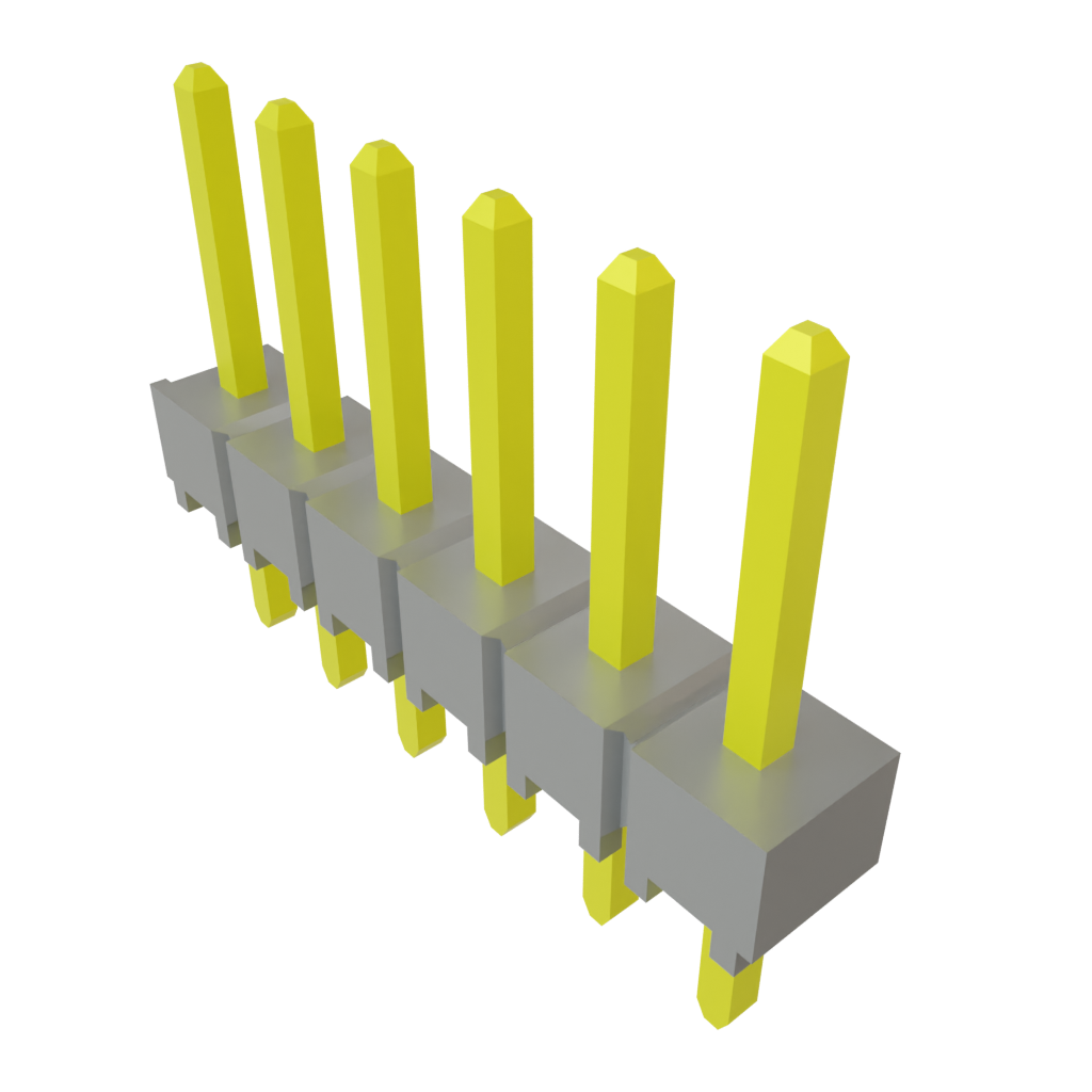 Samtec-TSW-106-23-F-S Steckverbinderleisten und Leiterplattenbuchsen Conn Unshrouded Header HDR 6 POS 2.54mm Solder ST Top Entry Thru-Hole Bulk
