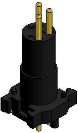 CONEC-42-01390 圆形连接器 Conn M8 Circular PIN 3 POS Solder ST Thru-Hole 3 Terminal 1 Port Bulk