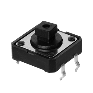 Same Sky (formerly CUI Devices)-TS13-1212-73-BK-260-D Commutateur tactile Switch Tactile OFF (ON) SPST Square Button PC Pins 0.05A 12VDC 60000Cycles 2.6N Thru-Hole Bag