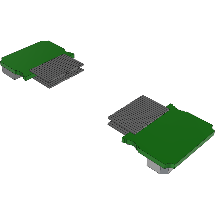 Samtec-EQCD-020-07.00-SBL-TBR-1-N Kabelbaugruppen Koaxial Cable Assembly Coax Micro Ribbon