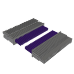 Cable Assembly Discrete Wire 0.152m 28AWG Terminal Strip to Socket Strip 50 to 50 POS HDR-SKT Crimp-Crimp Layer