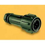 Bulgin Components PLC-EXP-0911/02/S 圆形连接器 Conn Circular SKT 2 POS Screw ST Cable Mount 2 Terminal 1 Port