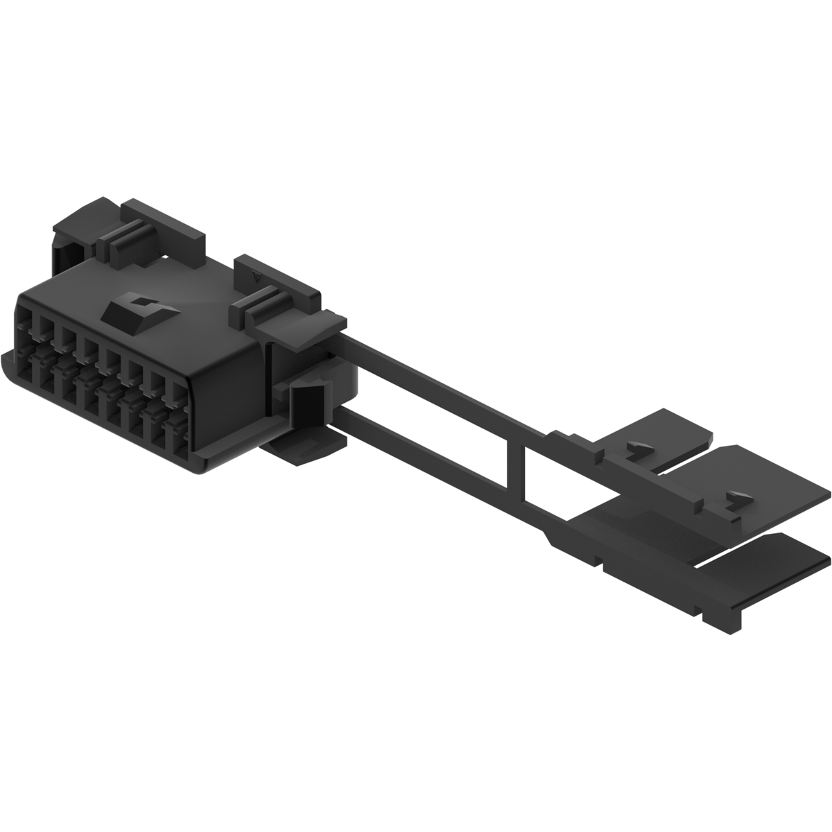 Delphi-15397536 Custodia filo connettore dedicato Conn Housing F 16 POS Crimp ST Cable Mount Black