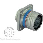 Conn Circular SKT 28 POS Crimp ST Flange Mount 28 Terminal 1 Port