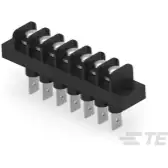 TE Connectivity-JC6-Q307-07 Blocchi terminali connettore Conn Barrier Strip 7 POS 9.53mm Faston ST Panel Mount 20A/Contact Package
