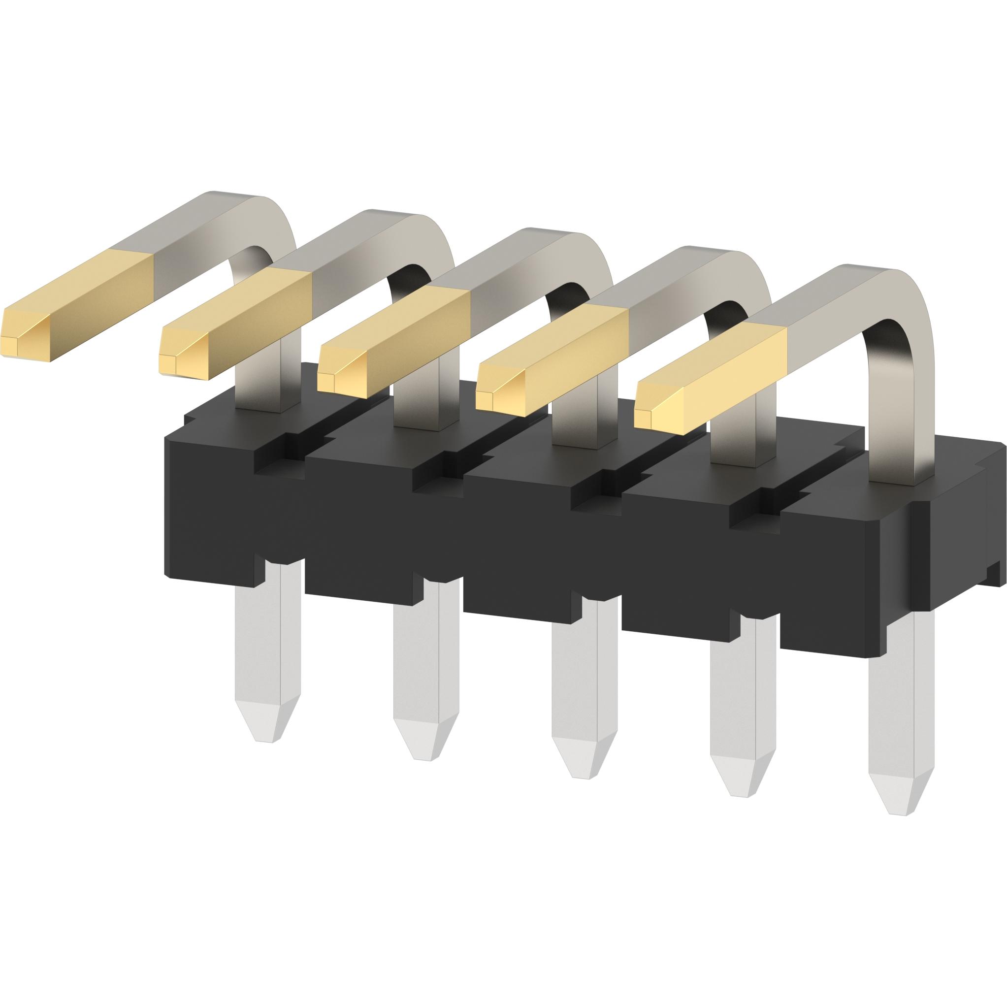 Molex-26-48-2052 Connector Headers and PCB Receptacles Conn Unshrouded Header HDR 5 POS 3.96mm Solder RA Side Entry Thru-Hole KK Bag