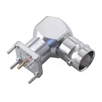 Conn BNC 0Hz to 4GHz 50Ohm Solder RA Thru-Hole F Gold Over Nickel Single