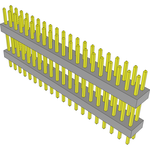 Conn Board Stacker HDR 40 POS 2mm Solder ST Top Entry Thru-Hole Bulk