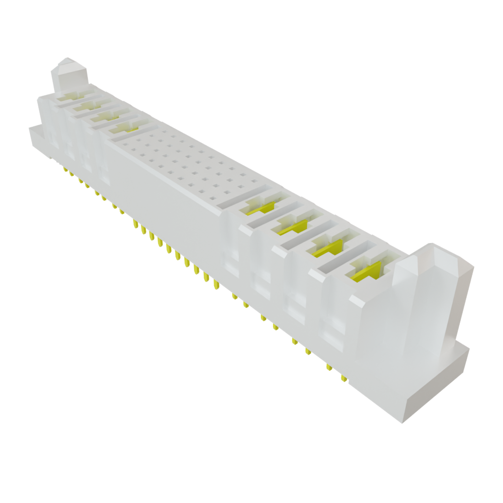 Samtec-PESC-04-40-04-01-S-VT-LC Cabezales del conector y receptáculos PCB Conn Socket Strip SKT 8Power/40Signal POS 6.35mm/2.54mm Solder ST Top Entry Thru-Hole PowerStrip™ Tray
