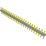 Conn Unshrouded Header HDR 24 POS 2.54mm Solder ST Top Entry Thru-Hole Bulk