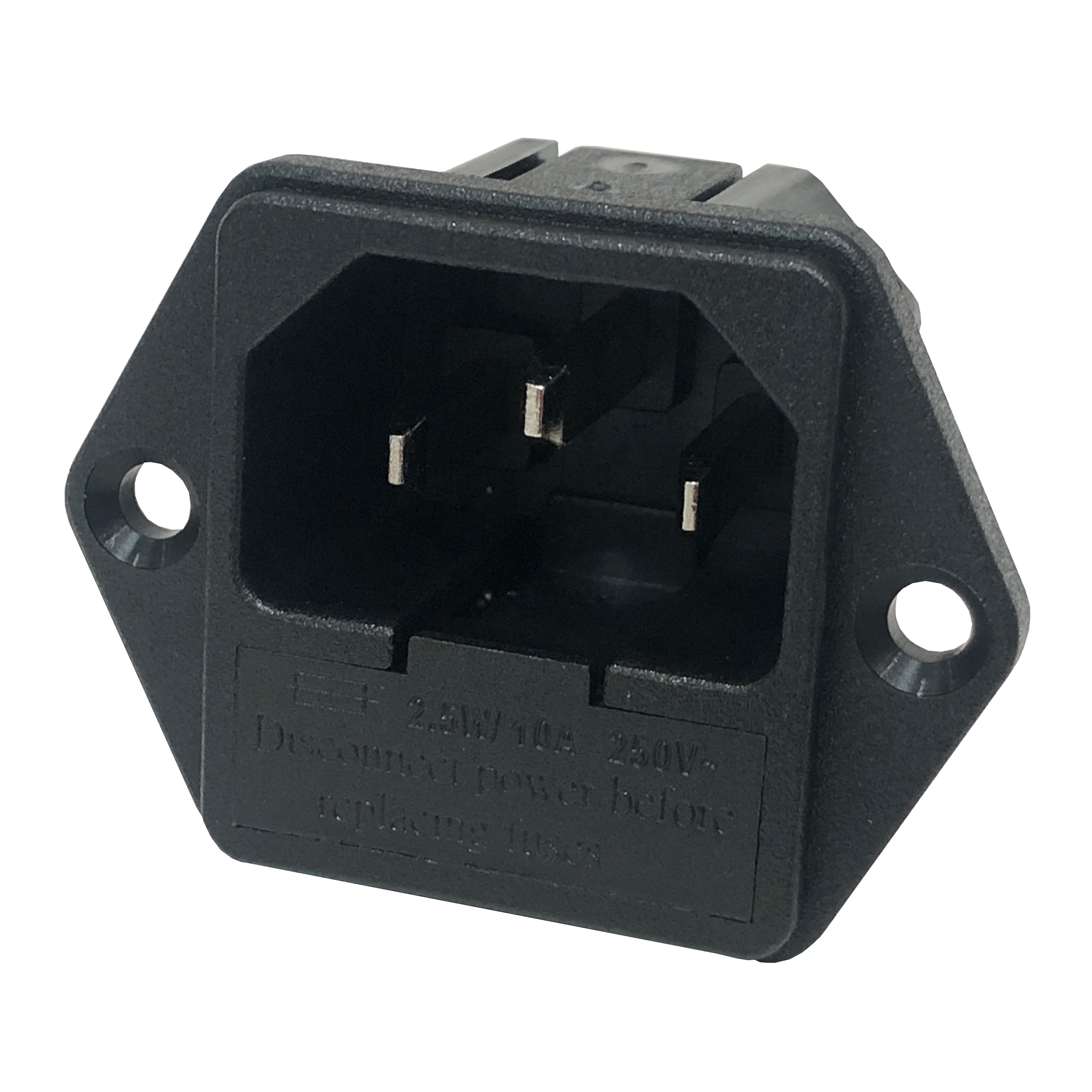 ADAM TECH-IEC-F-1 Connector Power Power M 3 POS 250VAC 15A ST 1 Port