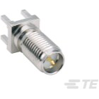 TE Connectivity-CONREVSMA008 Connector RF Conn SMA 0Hz to 18GHz 50Ohm Solder ST Thru-Hole F Gold
