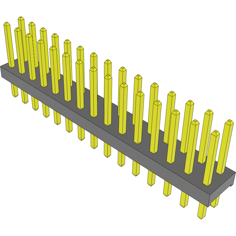 Samtec-MTMM-115-06-G-D-225 Steckverbinderleisten und Leiterplattenbuchsen Conn Unshrouded Header HDR 30 POS 2mm Solder ST Top Entry Thru-Hole Bulk