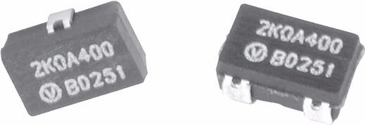 VPG Foil Resistors-Y4485V0083BT0R Resistor Networks and Arrays Res Metal Foil NET 2K Ohm/1K Ohm 0.1% 0.1W(1/10W) ±0.2ppm/°C VOLT/D Molded 3-Pin J-Lead SMD T/R