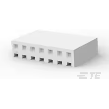 TE Connectivity-640251-7 Connector Discrete Wire Housing Conn Housing RCP 7 POS 3.96mm Crimp ST Cable Mount Natural Package