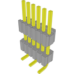 Conn Board Stacker HDR 6 POS 1.27mm Solder ST SMD Layer