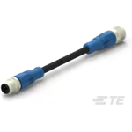 Cable Assembly Circular Sensor/Actuator 5m 22AWG M12 Circular to M12 Circular 4 to 4 POS M-F Crimp to Crimp