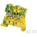 TE Connectivity-1SNK505150R0000 Steckverbinder, Klemmenblöcke Conn Ground Terminal Block 2 POS 5.2mm Screw Clamp DIN Rail Box