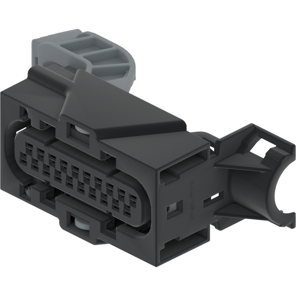 Delphi-35391377 Einzeladersteckverbinder, Gehäuse 20 Way F GT 1.5 Sealed Connector Black